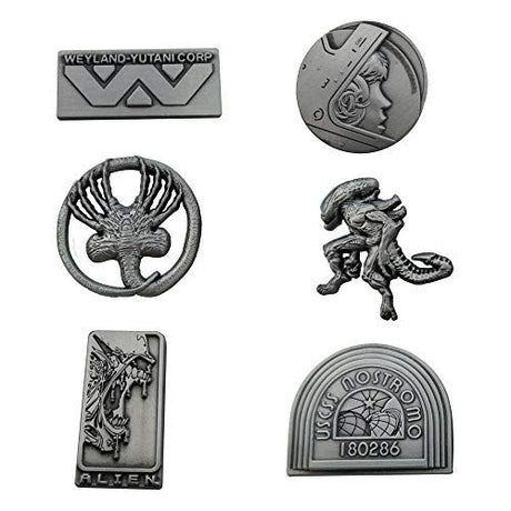 Alien Pin Badge 6-Pack Limited Edition Pins