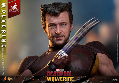 Marvel Deadpool & Wolverine Wolverine \hot Toy 1/6 Scale Classic Brown & Tan