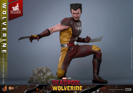 Marvel Deadpool & Wolverine Wolverine \hot Toy 1/6 Scale Classic Brown & Tan