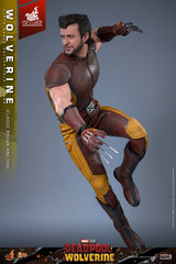 Marvel Deadpool & Wolverine Wolverine \hot Toy 1/6 Scale Classic Brown & Tan