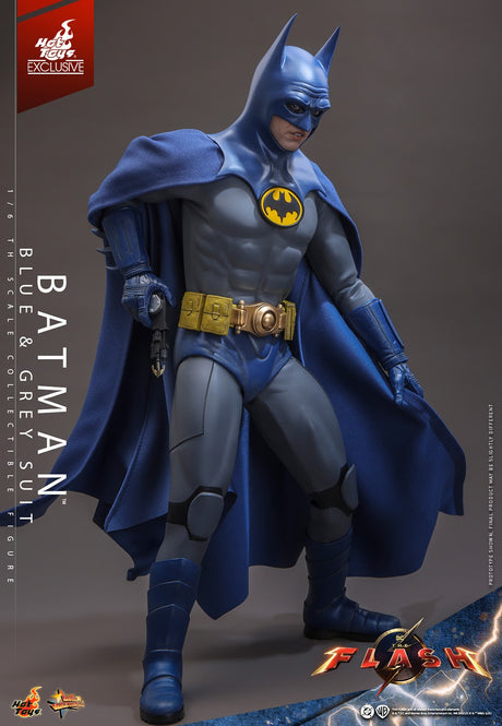 DC The Flash Batman Hot Toy 1/6 Scale Blue & Grey Suit