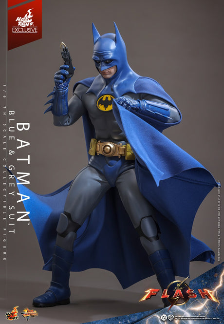 DC The Flash Batman Hot Toy 1/6 Scale Blue & Grey Suit
