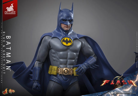 DC The Flash Batman Hot Toy 1/6 Scale Blue & Grey Suit