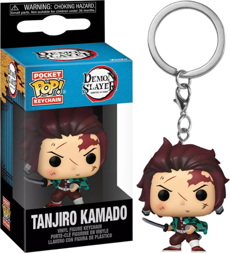 Demon Slayer Tanjiro Kamado (Bloody) Funko Pocket Pop! Keychain