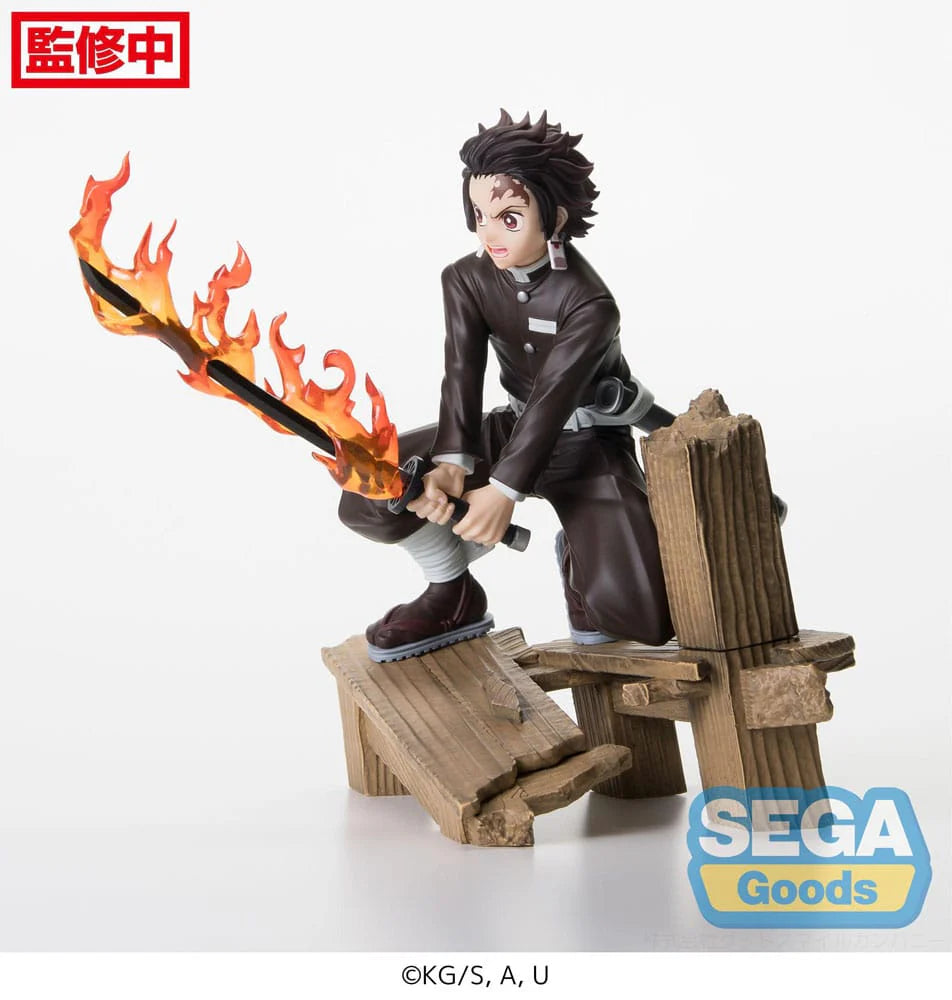 Demon Slayer Tanjiro Kamado Swordsmith Village Arc 12cm Xross Link PVC Statue