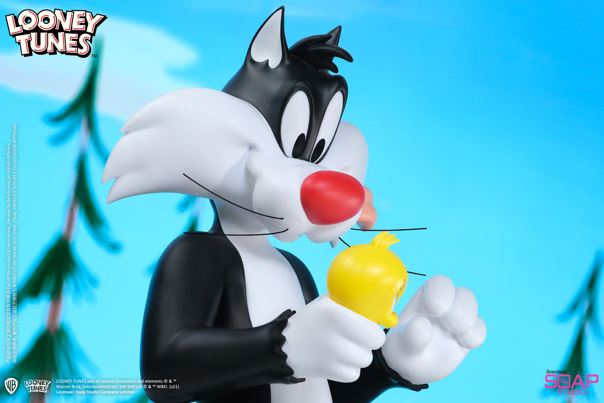 Looney Tunes Sylvester and Tweety Sweet Pairing 26" Jumbo Statue