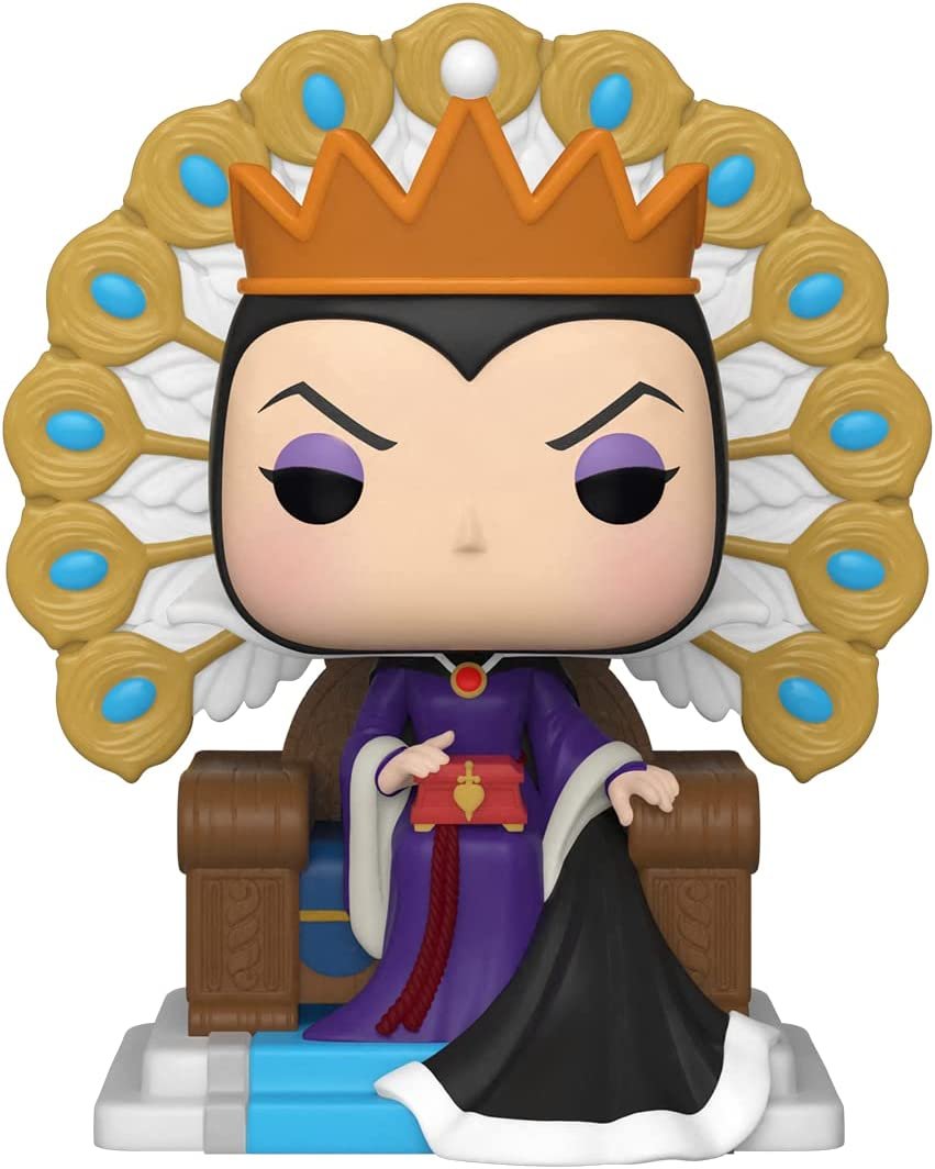 Disney Villain's: Evil Queen on Throne: Deluxe 5 Inch Funko Vinyl Figure