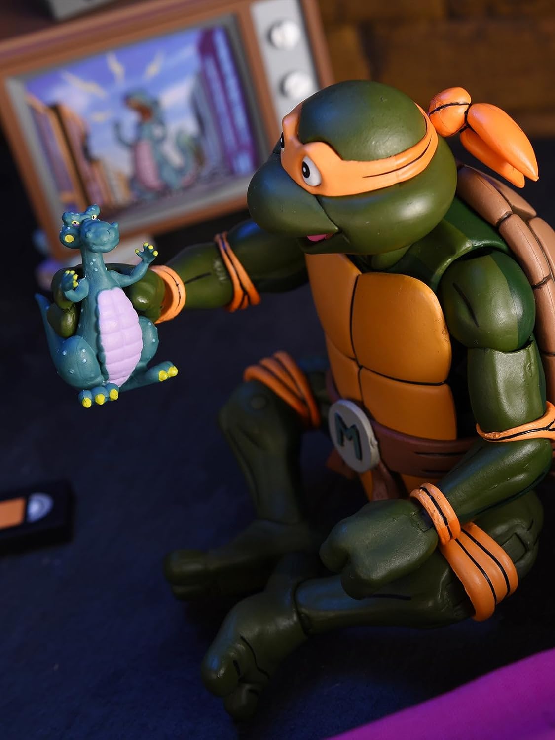 Teenage Mutant Ninja Turtles Michelangelo (1987 Cartoon) 7" NECA Ultimate Action Figure