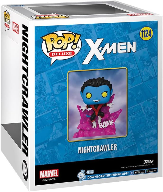 Marvel X-Men Nightcrawler Teleporting Glow In The Dark Deluxe Pop! Vinyl Figure