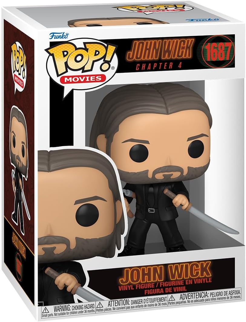 Pop Movies John Wick 4 John Wick Vinyl Figure