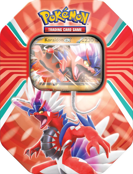 Pokemon Trading Card Game - Paldea Legends Tin (Koraidon/Miraidon)