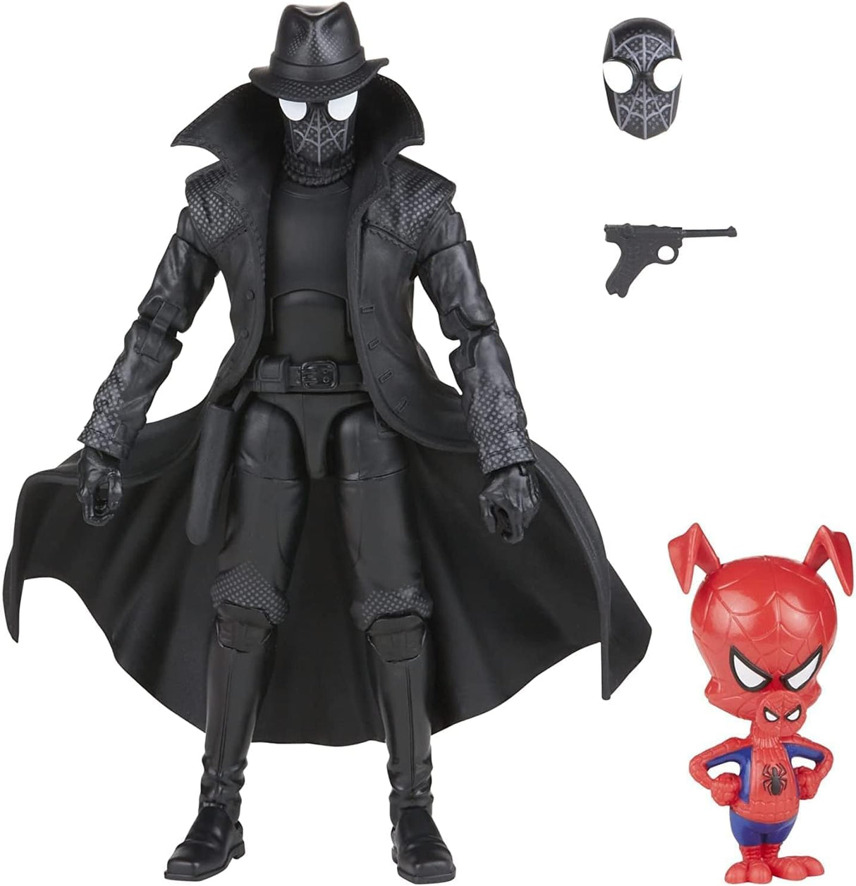 Marvel Legends Spider-Man Into the Spider-Verse Spider-Man Noir and Spider-Ham 15cm Action Figures