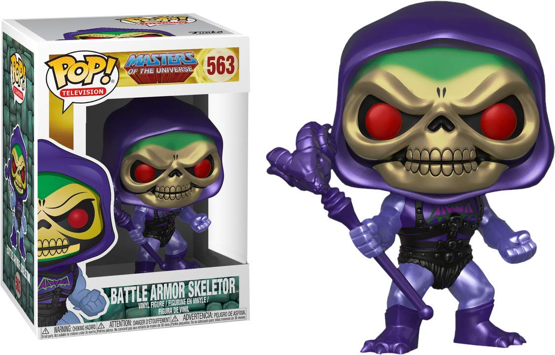 Masters of the Universe Battle Armor Skeletor (Metallic) Funko Pop! Vinyl Figure #563