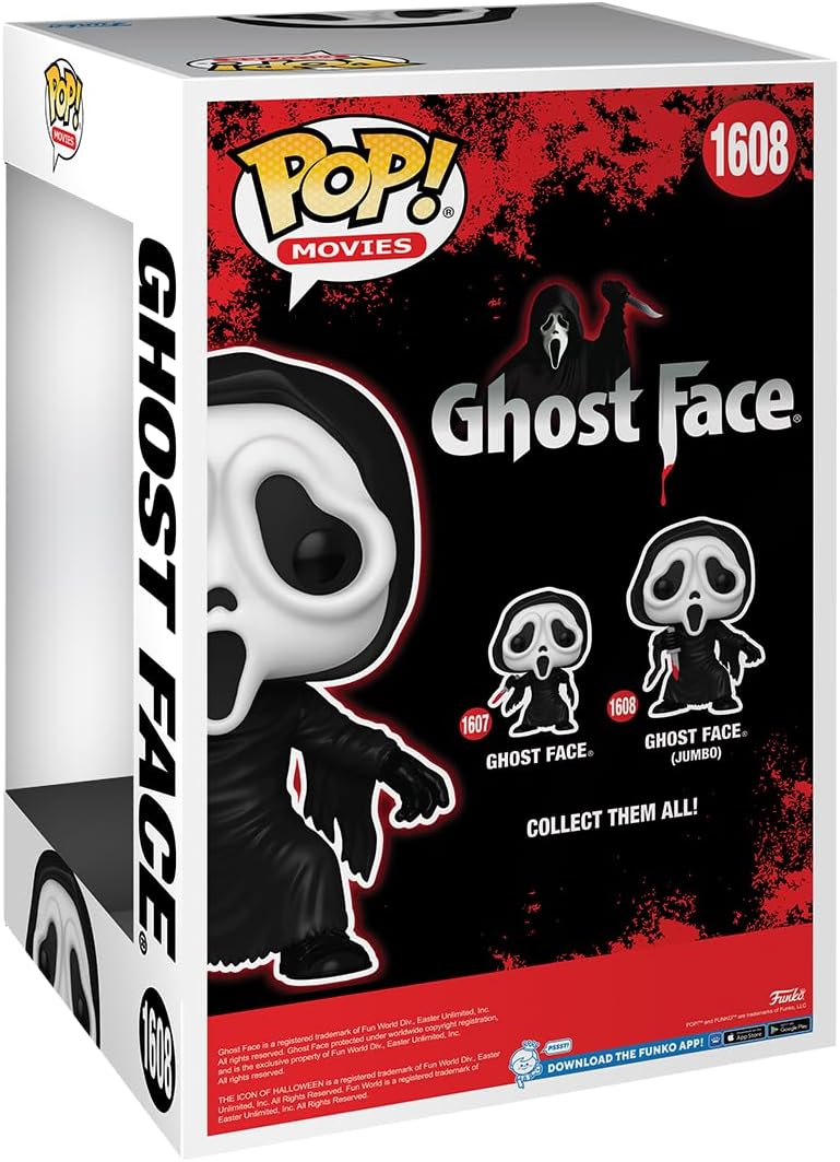 Scream Ghost Face Jumbo 10" Funko Pop! Vinyl Figure #1608