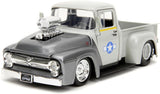 Jada Diecast Street Fighter - Guile and 1956 Ford F-100 Vehicle 1:24 Scale Collection