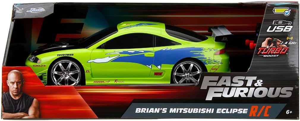 Fast & Furious Brian's Mitsubishi Eclipse Jada RC Car