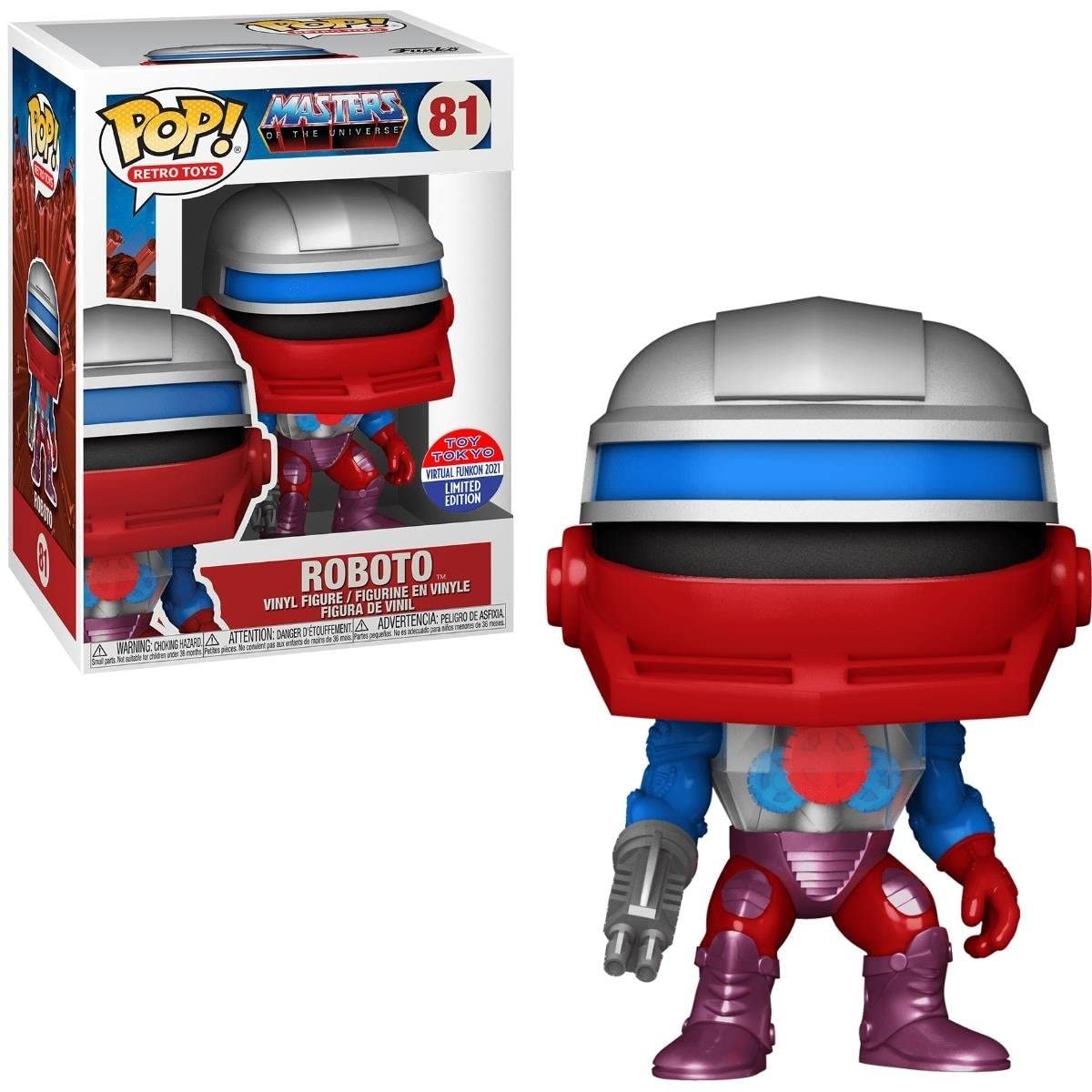 Masters of the Universe Roboto Funko Pop! Vinyl Figure #81
