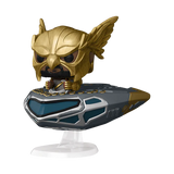 DC Comics Black Adam Hawkman in Cruiser Deluxe 15cm Funko Vinyl Figure