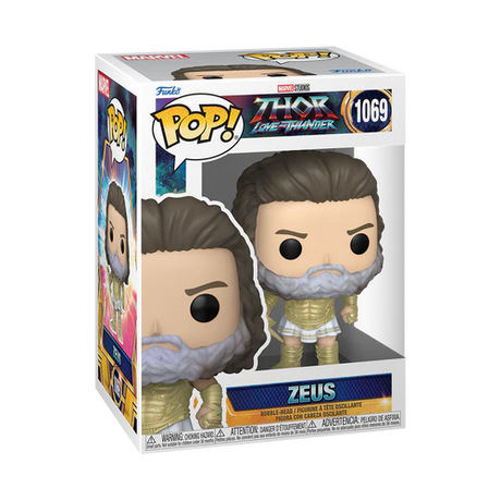 Marvel Thor: Love and Thunder Zeus 3.75 Inch Funko Vinyl Figure