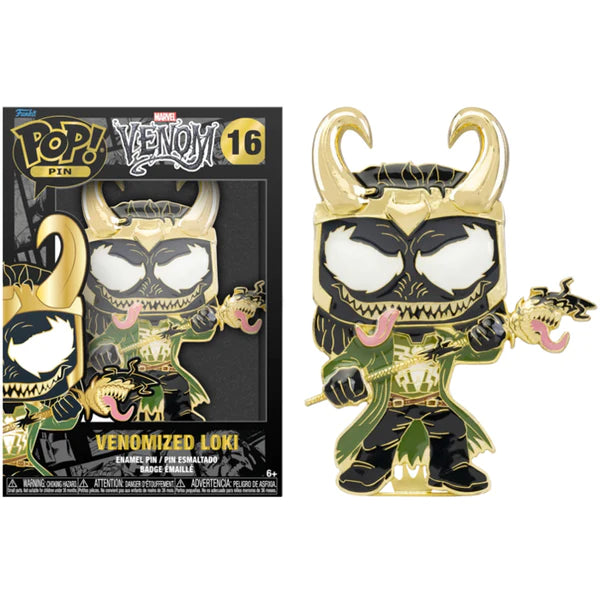 Marvel: Venomized Loki: 10cm Funko Enamel Pin