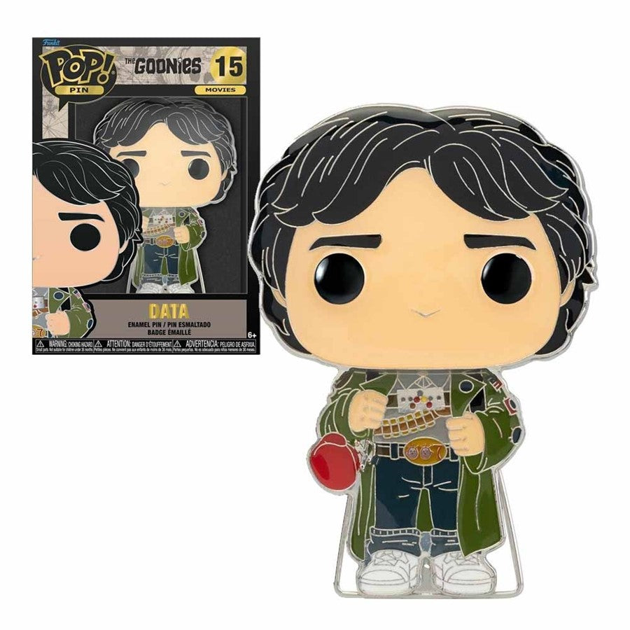 The Goonies: Data: 10cm Funko Enamel Pin