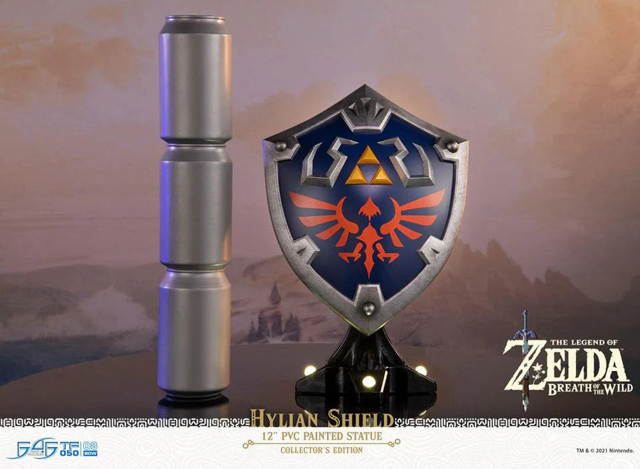 The Legend of Zelda Breath of the Wild Hylian Shield 12" First4Figures Collector's Edition PVC Statue