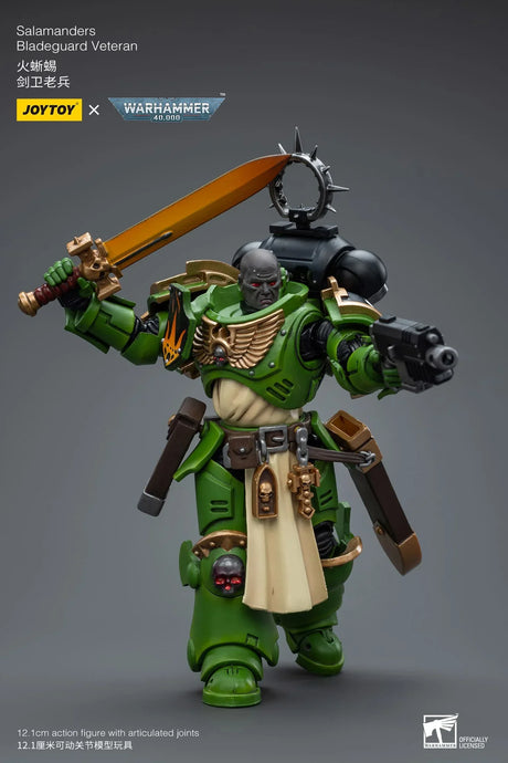 Warhammer 40K Salamanders Bladeguard Veteran 1/18 Scale Figure