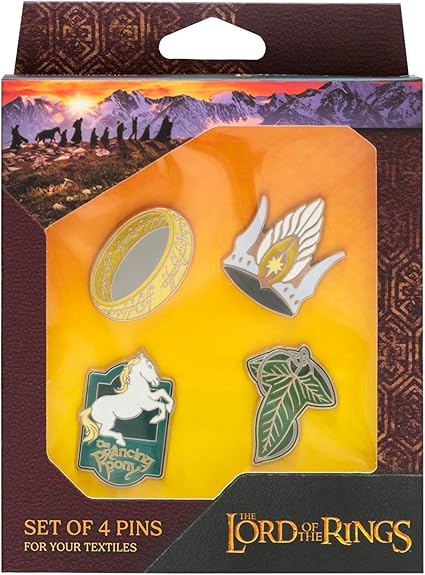 The Lord Of The Rings Set Of 4 Pins