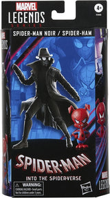 Marvel Legends Spider-Man Into the Spider-Verse Spider-Man Noir and Spider-Ham 15cm Action Figures