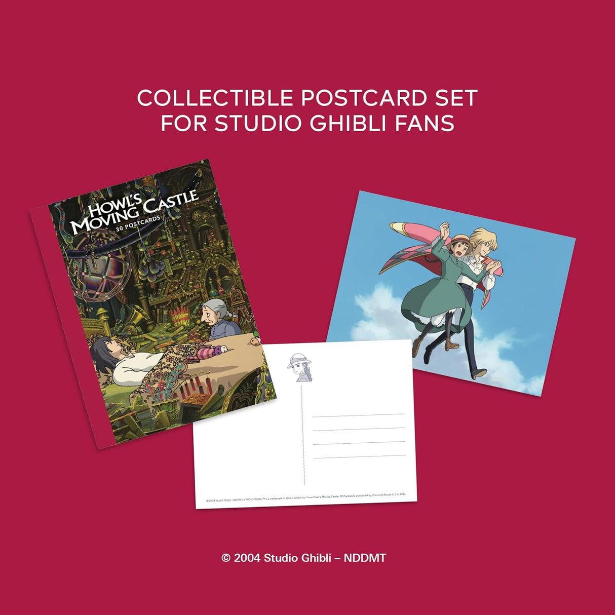 Studio Ghibli Howl's Moving Castle Set of 30 Postcards