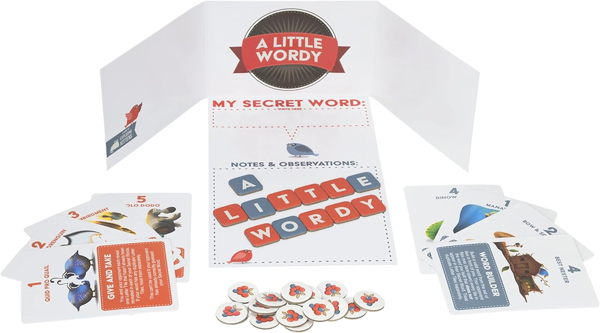 A Little Wordy A Game by Exploding Kittens Board Game