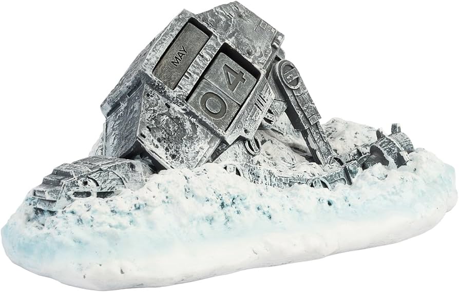 Star Wars Downed AT-AT 3D Perpetual Calendar