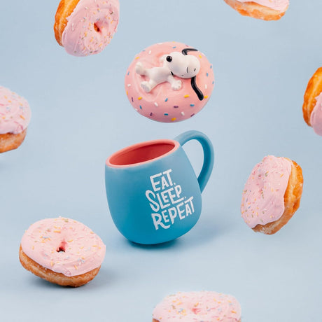 Peanuts Snoopy "Eat, Sleep, Repeat" 3D Mug