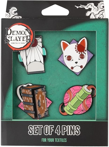 Demon Slayer Set of 4 Pins