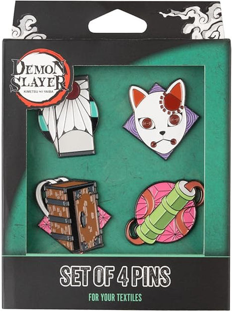 Demon Slayer Set of 4 Pins