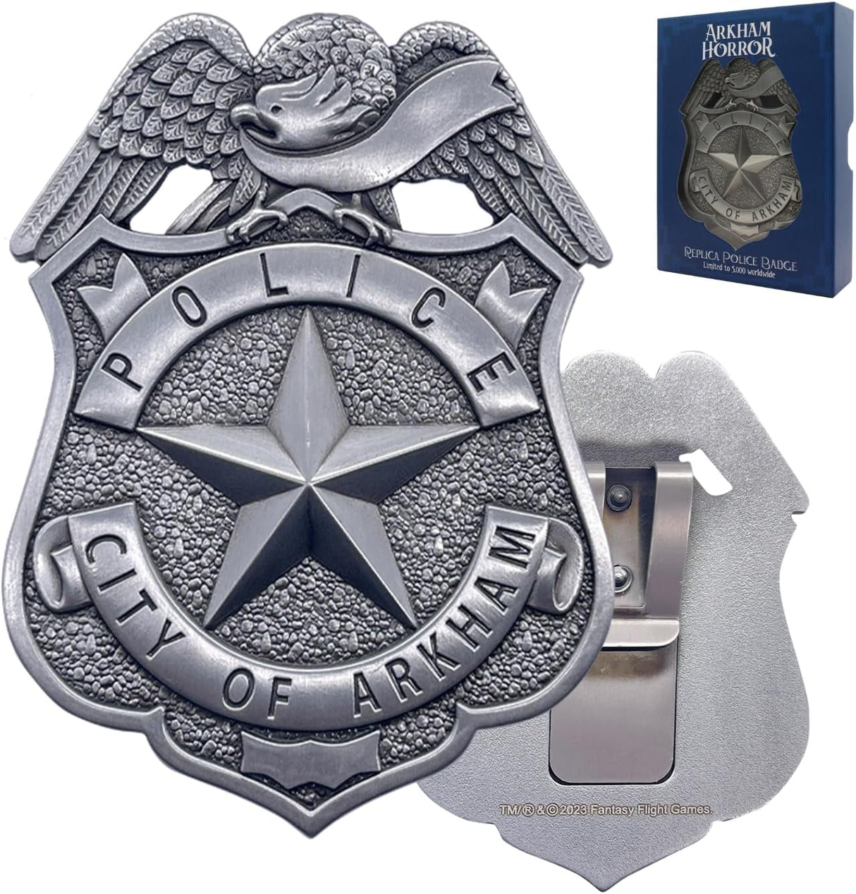 Limited Edition Arkham Horror Replica Police Badge