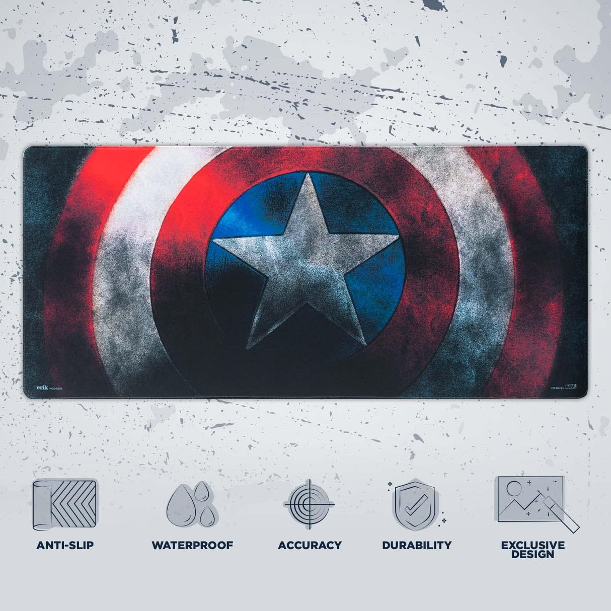 Marvel Captain America Shield XL Mouse Pad