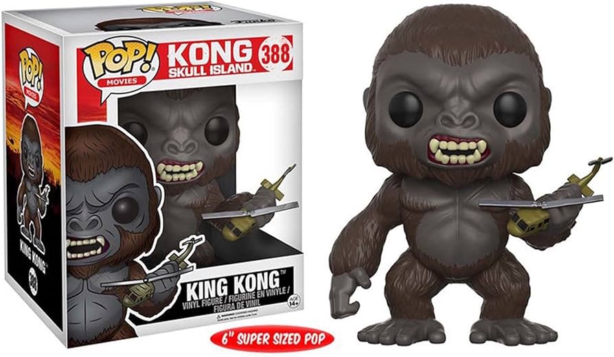Monsterverse Kong Skull Island King Kong 6" Jumbo Funko Pop! Vinyl Figure #388