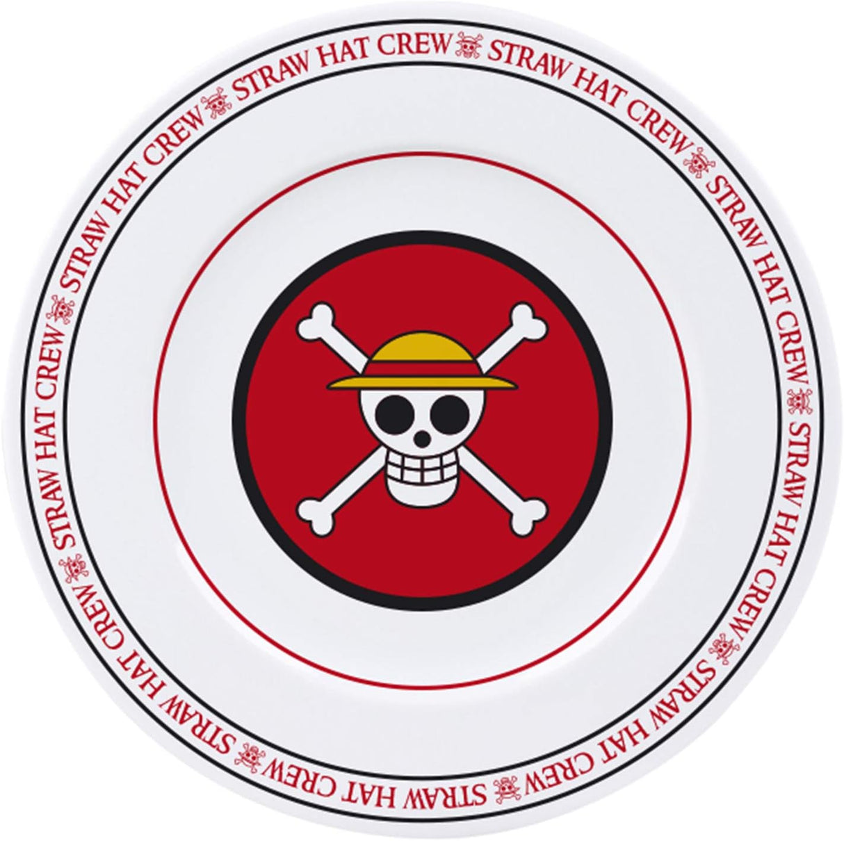 One Piece Porcelain Plates 4-Pack