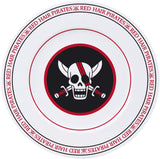 One Piece Porcelain Plates 4-Pack