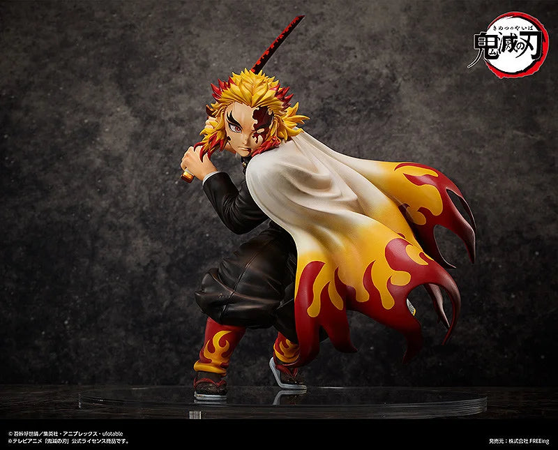 Demon Slayer Kyojuro Rengoku 1:4 Scale Painted Figure