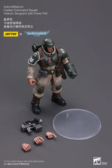 Warhammer 40K Astra Militarum Cadian Command Squad Veteran Sergeant with Power Fist 1/18 Scale Figure