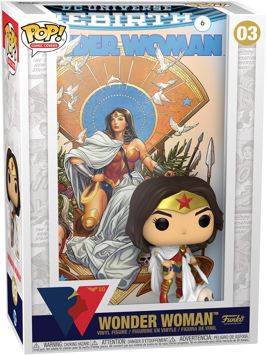 DC Comics Wonder Woman Funko Pop! Comic Covers Vinyl Figure #03