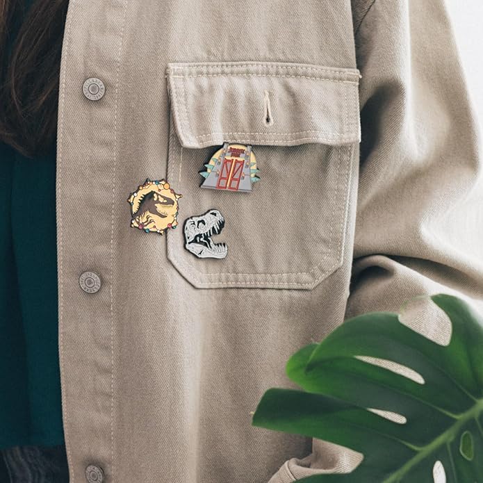 Jurassic Park Set of 4 Pins