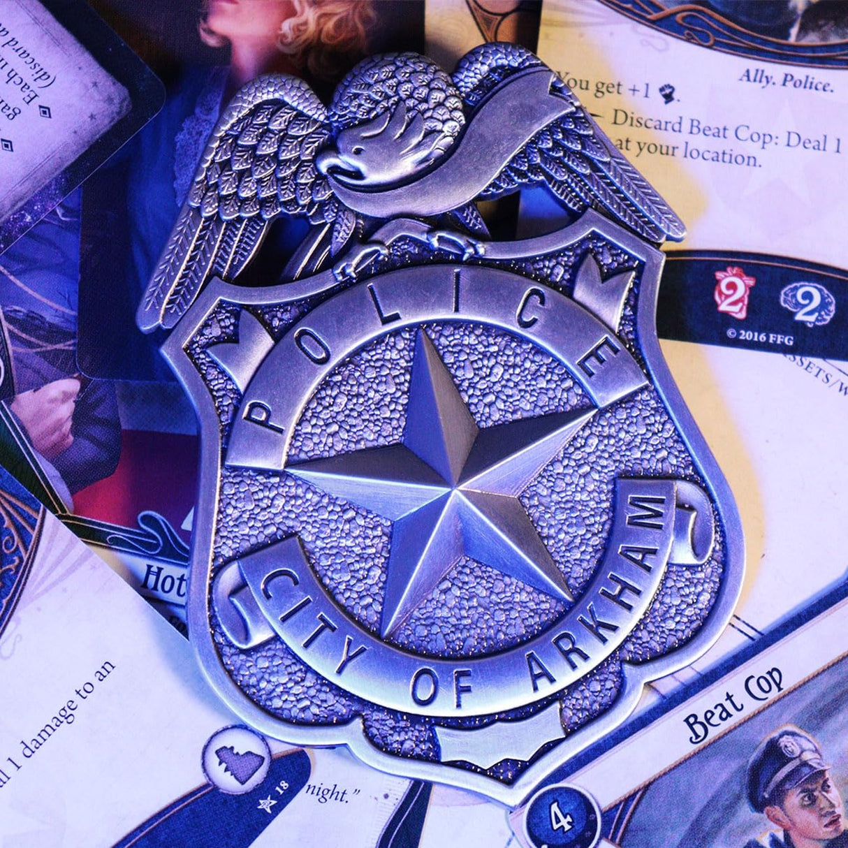Limited Edition Arkham Horror Replica Police Badge