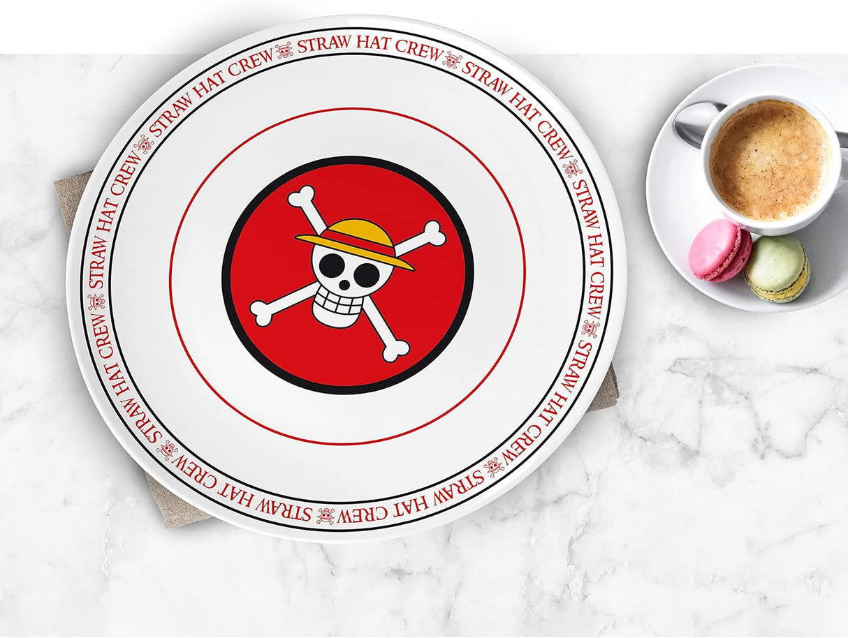 One Piece Porcelain Plates 4-Pack
