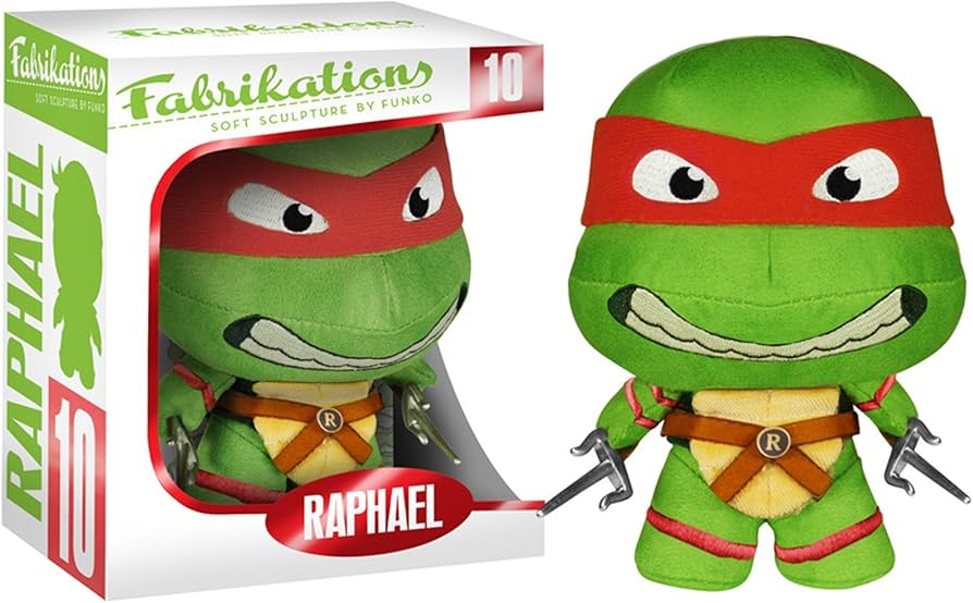 Teenage Mutant Ninja Turtles - Raphael - Plush Toy by Fabrikations