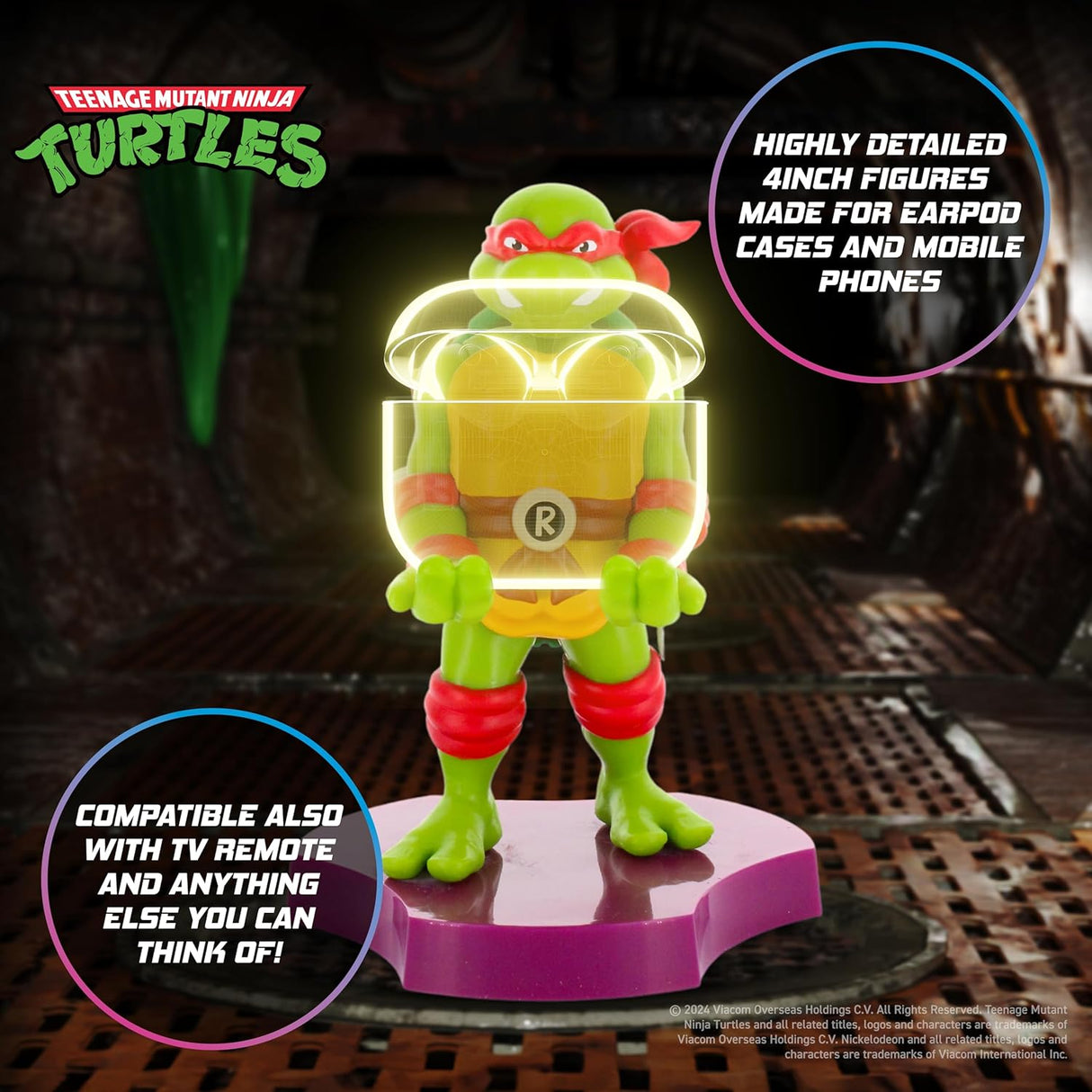 Raphael Teenage Mutant Ninja Turtles Mini Holder Cable Guys