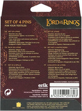 The Lord Of The Rings Set Of 4 Pins