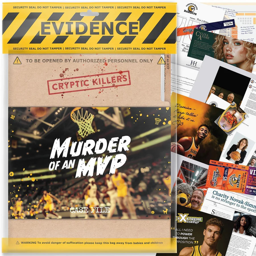 Murder Of An MVP Case File Evidence Bag Cryptic Killers
